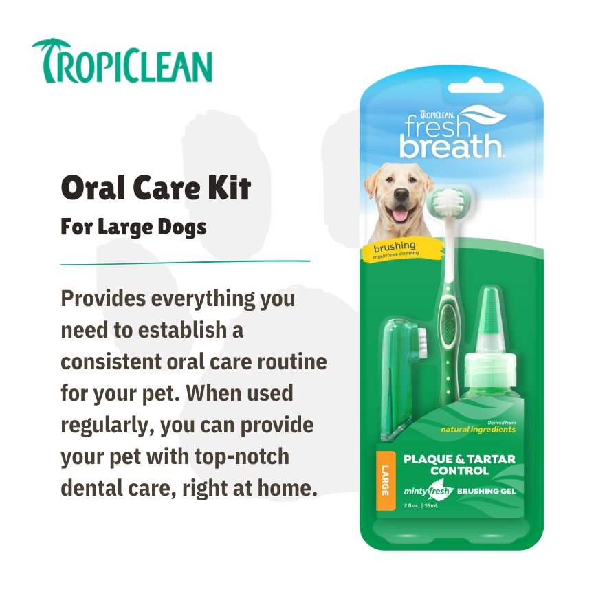 Tropiclean Oral Care Kit (Large)