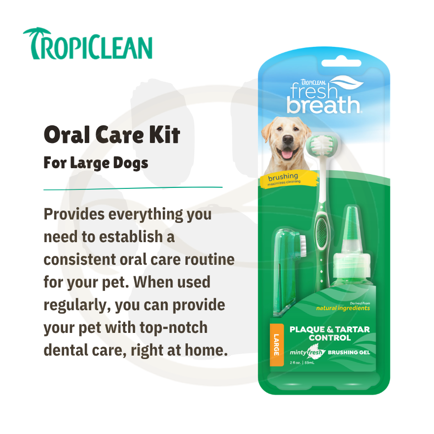 Tropiclean Oral Care Kit (Large)