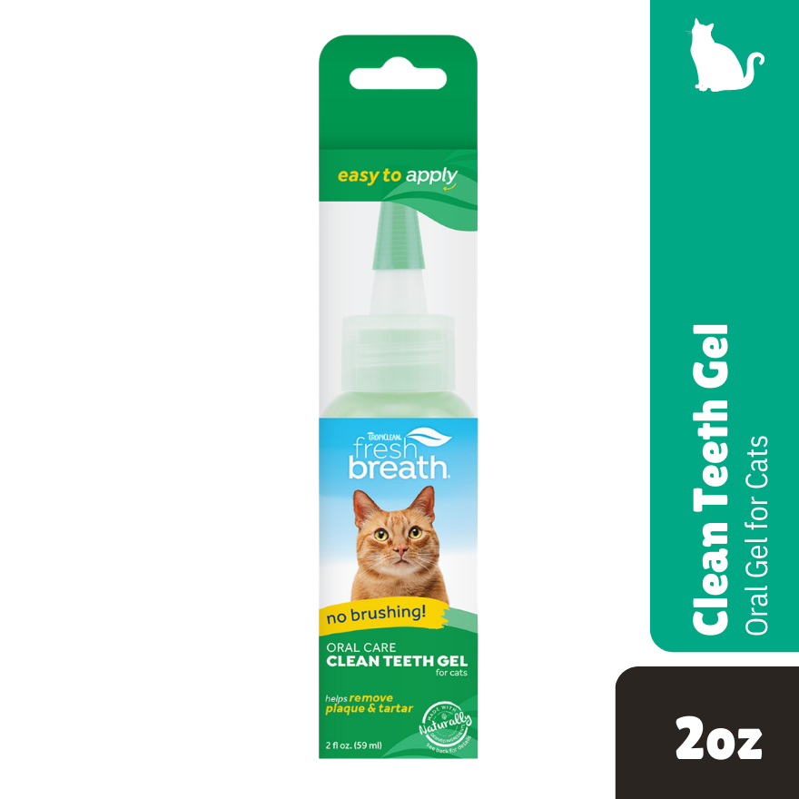 Tropiclean Clean Teeth Gel Cat 2oz(60ml)