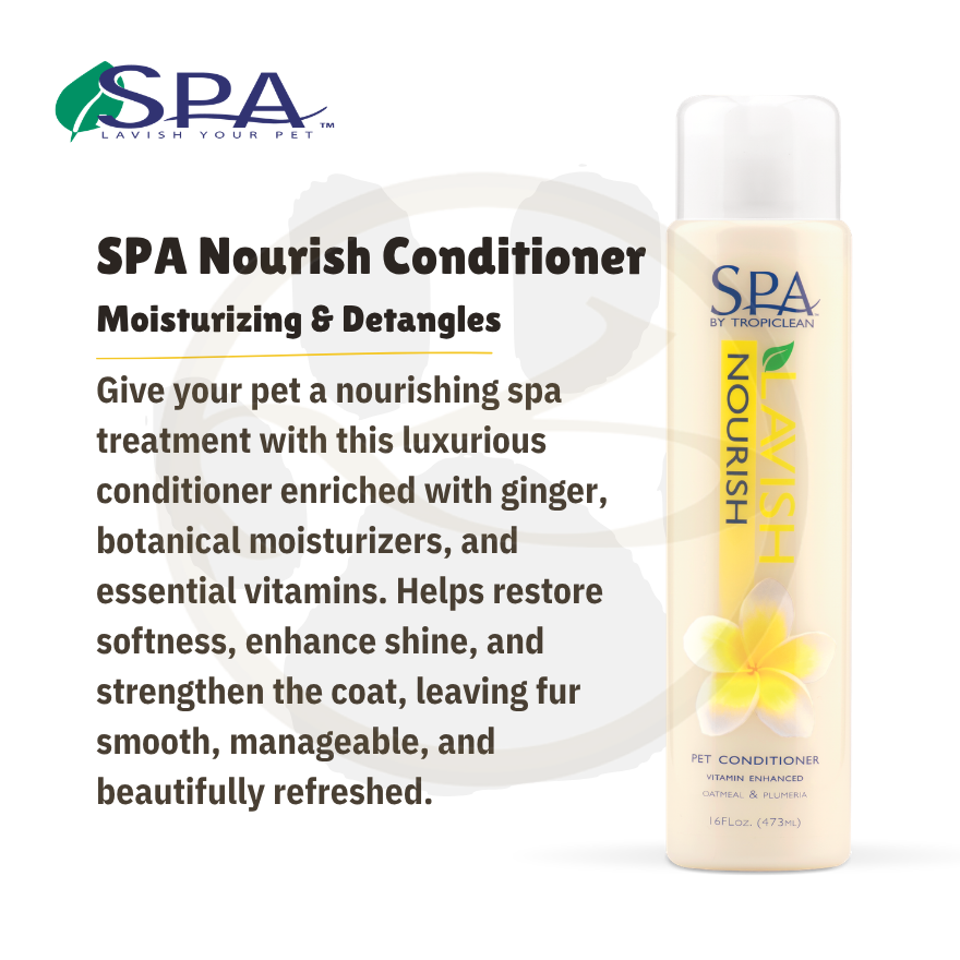 SPA Nourish Conditioner (Moisturizing, Detangles) 16oz(473ml)