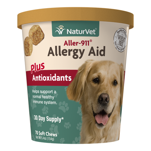 NaturVet Aller-911 Allergy Aid Soft Chew 70’s (Soft Cup)