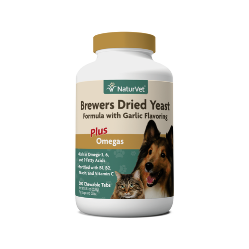 NV Brewer's Dried Yeast w/ Omegas 500 Tablets (250g)