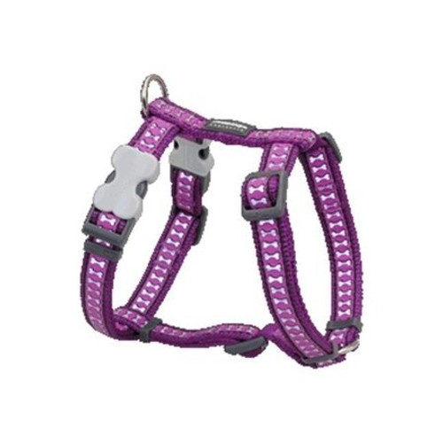 Harness Reflective Lots-a-Bone Purple (M)