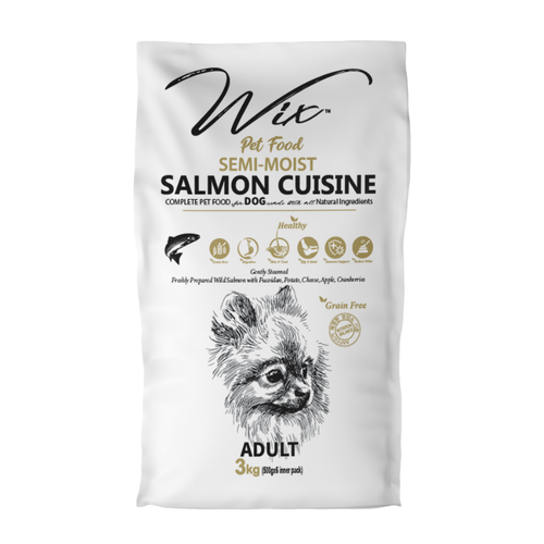 Wix Semi-Moist Fucoidan Adult Salmon 3kg