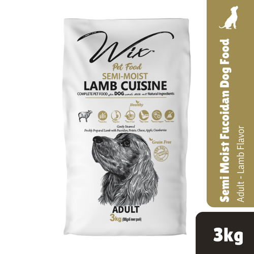 Wix Semi-Moist Fucoidan Adult Lamb 3kg