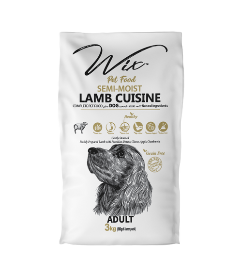 Wix Semi-Moist Fucoidan Adult Lamb (EXP: 2 June 2026) x2 Bundle