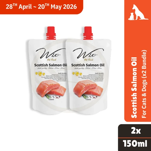 Wix Scottish Salmon Oil 150ml x2 Bundle