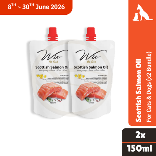 Wix Scottish Salmon Oil 150ml x2 Bundle