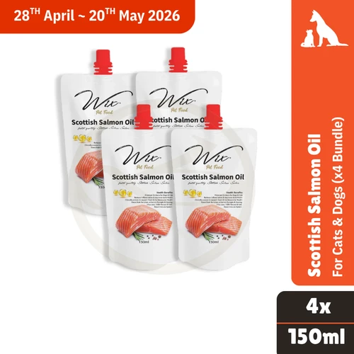 Wix Scottish Salmon Oil 150ml x4 Bundle
