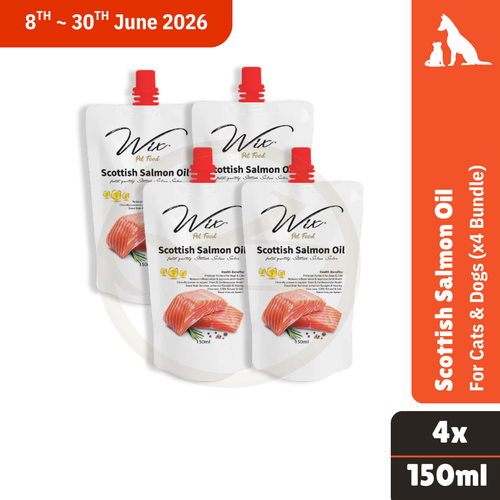 Wix Scottish Salmon Oil 150ml x4 Bundle