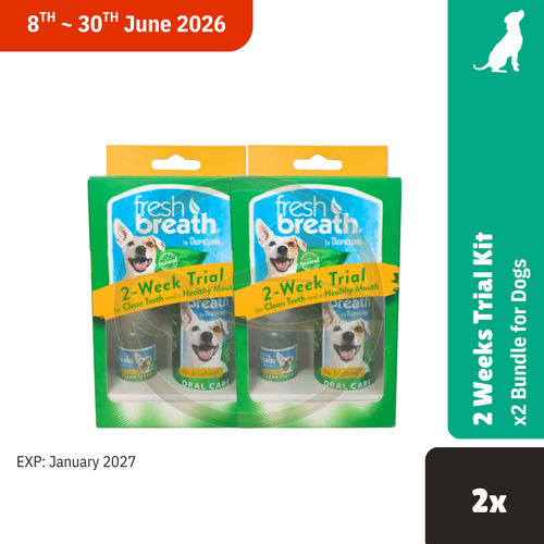 Tropiclean Fresh Breath Dental 2 WeeksTrial Kit 2x Bundle