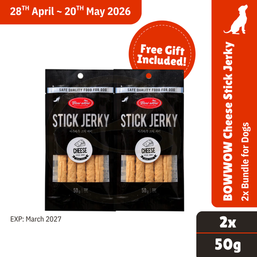 BUNDLE DEAL! BowWow Cheese Stick (5pc) x2 (EXP: MARCH 2027)