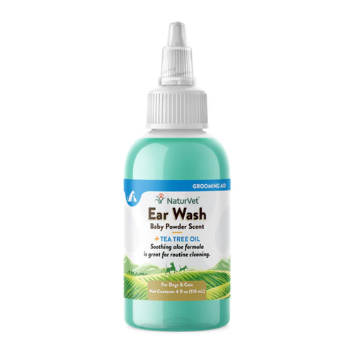 NV Ear Wash Tea Tree w/ Baby Powder 4oz(118ml) (New Packaging)
