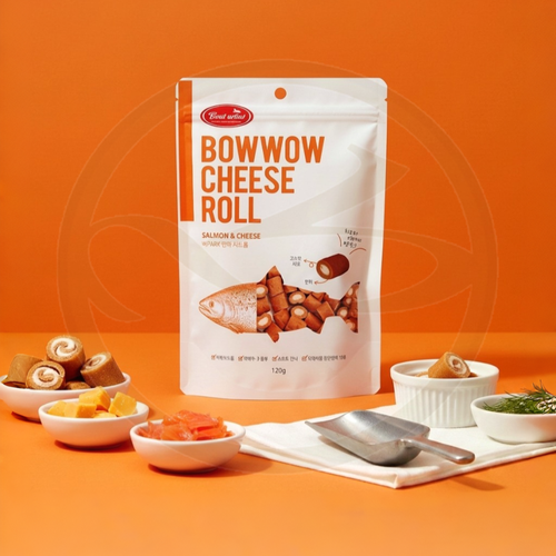 BowWow Cheese Roll (Cheese+Salmon) (120g)