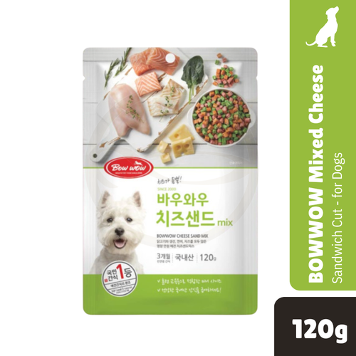 BowWow Mixed Cheese Sandwich Cut 120g