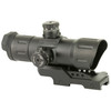 Leapers Inc UTG 38mm T-Dot sight with offset QD mount and red green reticle