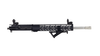 Top and angled view showing installed pop-up sights and angled foregrip on 15-inch free float M-LOK handguard