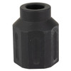 Front hex profile view of Battle Arms Development Hex Flashcan 9mm blast diverter