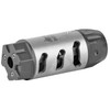 ODIN Works Atlas 5 muzzle brake showing adjustable titanium sleeve and gas ports