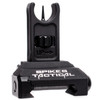 Spike's Tactical Gen 2 Front Folding Sight in black nitride finish shown in deployed upright position.