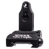 Spike's Tactical Gen 2 Rear Folding Micro Sight in black nitride finish shown in deployed position.