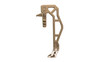 Phase 5 Extended Bolt Release V3 in Flat Dark Earth FDE showing one-piece monolithic 8620 steel construction