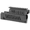 FAB Defense AK47 polymer quad rail top and bottom Picatinny view