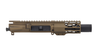 Always Armed 4.5 inch 22LR TRX Series upper receiver in Burnt Bronze Cerakote with M-LOK handguard and smooth flash can.