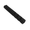 AR-15 6 inch extended 6-port muzzle brake 1/2x28 matte black finish side view MBR223-3P