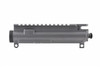 Nickel Teflon upper receiver showing M4 feed ramps and slick electroless nickel finish