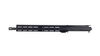 Forged 7075-T6 black anodized 9mm upper receiver showing dust cover and forward assist installation