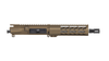 Always Armed 7.5 inch 9mm upper receiver in Burnt Bronze Cerakote with 416R stainless steel barrel and 7 inch M-LOK handguard