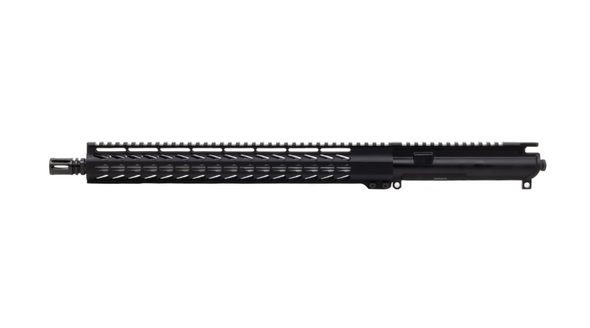 ALWAYS ARMED 16" 9MM STAINLESS STEEL UPPER RECEIVER WITH 15" KEYMOD HAND GUARD - BLACK 