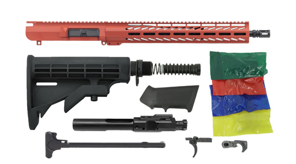 Always Armed 16" .308 Win Billet Rifle Kit - Smith & Wesson Red