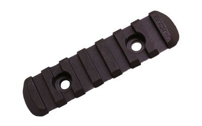 Top-down view of the Magpul MOE 7-slot rail section showing the Picatinny slots and M-LOK mounting hardware.