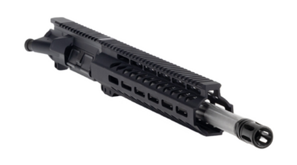 ALWAYS ARMED 16" 9MM STAINLESS STEEL UPPER RECEIVER WITH 12" RAIL - BLACK