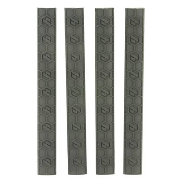 Hexmag WedgeLOK Slot Rail Cover  KEYMOD 4 Pack - Black