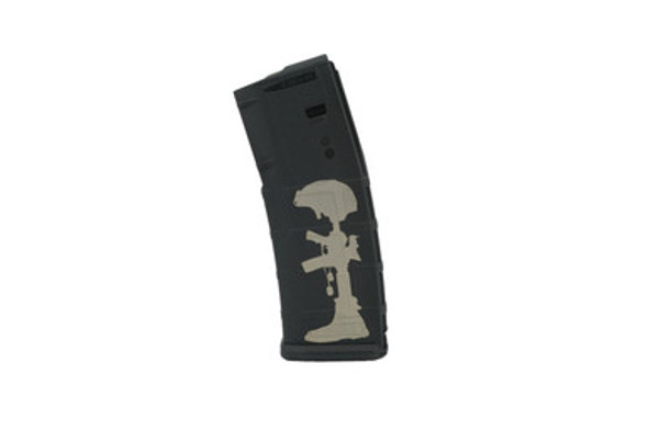 SG ARMS LASER ENGRAVED 30 RD MAGPUL PMAG - FALLEN SOLDIER SG ARMS LASER ENGRAVED 30 RD MAGPUL PMAG - FALLEN SOLDIER