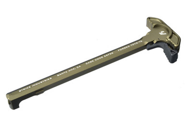 STRIKE INDUSTRIES CHARGING HANDLE WITH EXTENDED LATCH - FDE