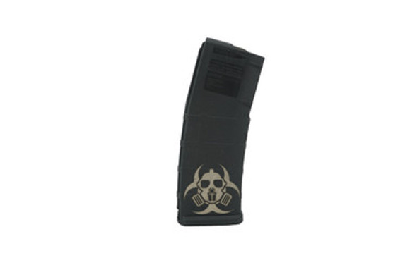 SG ARMS LASER ENGRAVED 30 RD MAGPUL PMAG - TOXIC SG ARMS LASER ENGRAVED 30 RD MAGPUL PMAG - TOXIC