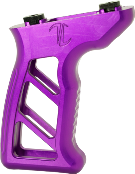 TIMBER CREEK KEYMOD ENFORCER VERTICAL FOREGRIP - PURPLE