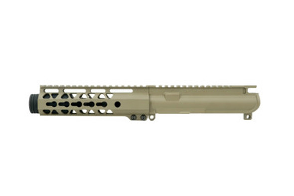 ALWAYS ARMED 5.5" 9MM FLASH CAN UPPER RECEIVER WITH 7" KEYMOD RAIL - FDE