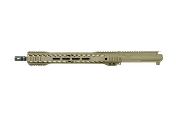 ALWAYS ARMED 16" 5.56 NATO UPPER RECEIVER WITH 15" M-LOK QUAD RAIL - FDE