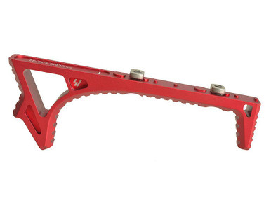 trike Industries LINK Curved Foregrip in Red side profile view