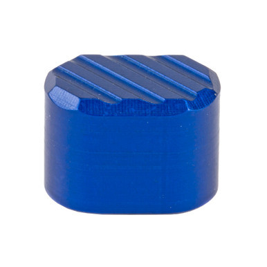 Phase5 mag release button in blue anodized 6061-T6 billet aluminum PH5PMR-BLUE