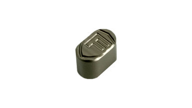 Fortis Billet Magazine Release Button in FDE 6061-T6 aluminum with aggressive front serrations