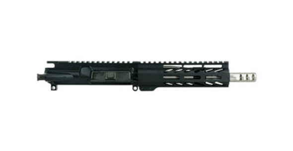 ALWAYS ARMED 7.5" .300 BLACKOUT STAINLESS STEEL UPPER RECEIVER WITH SS AXE BRAKE- BLACK