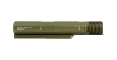 Strike Industries 7-position Advanced Receiver Extension buffer tube in anodized FDE 7075-T6 aluminum