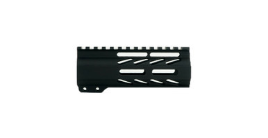 Always Armed 5.5 inch Gen 1 M-LOK handguard in hard coat black anodized finish