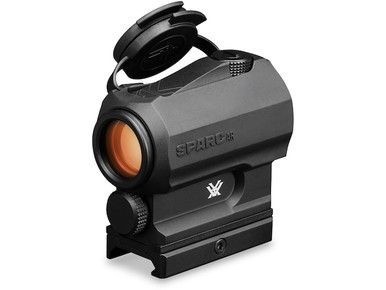Vortex Optics SPARC AR Red Dot Sight mounted on multi-height riser base